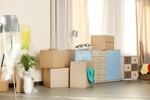 Commercial moving team planning a Bayswater office relocation