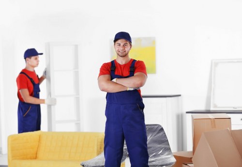 Removal team assisting with a residential move in Bayswater