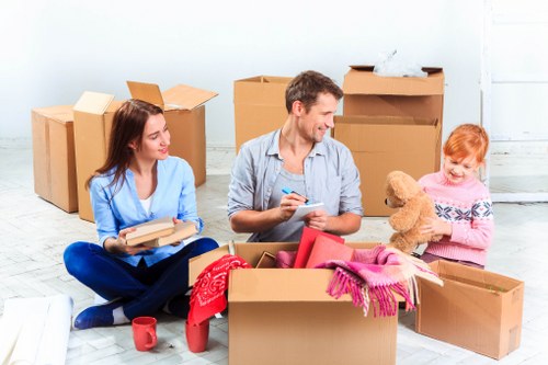 Professional movers in Bayswater preparing for a local relocation