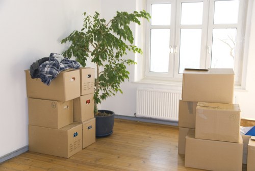 Removal staff using PPE during a Bayswater moving job