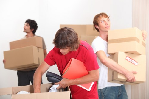 Packing and transport support from removal services in Bayswater