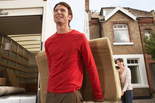 Customer booking a relocation service with a representative