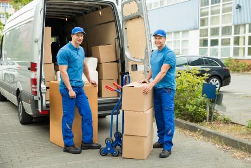 Team transporting household items for same day removals in Bayswater