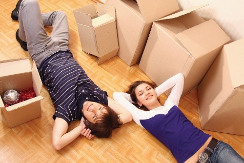 A Bayswater moving team loading furniture carefully into a truck