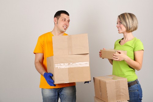 Team member assessing a property before a move in Bayswater